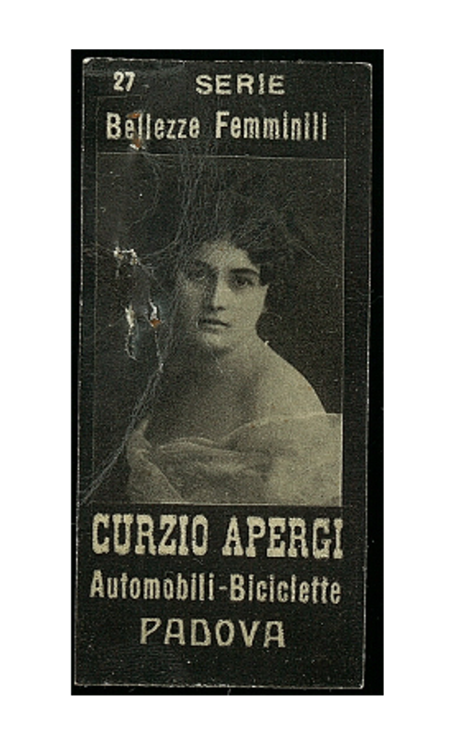 Figurina Curzio Apergi, serie bellezze femminili [XX secolo]