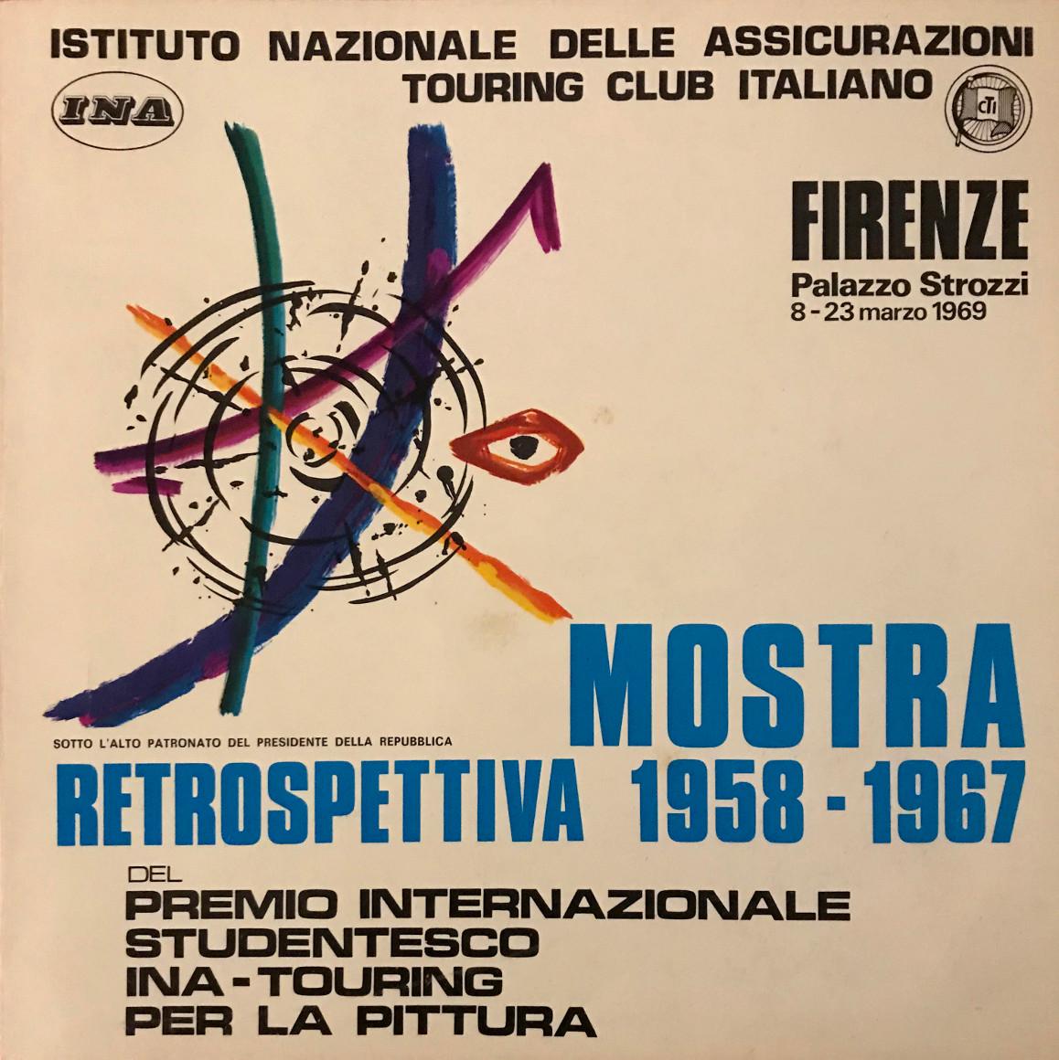 Catalogo della mostra retrospettiva 1958-1967 in Firenze, palazzo Strozzi (1967)