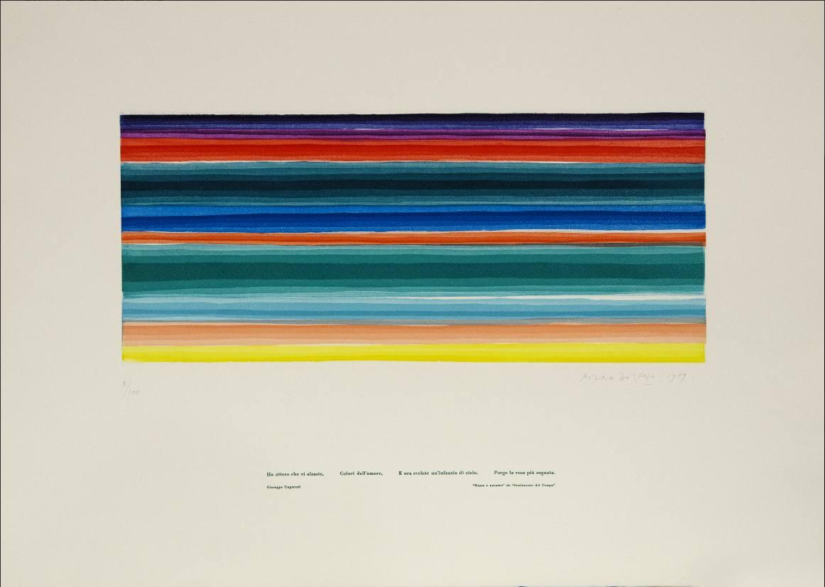 Piero Dorazio, acquatinta a 10 colori (1979)