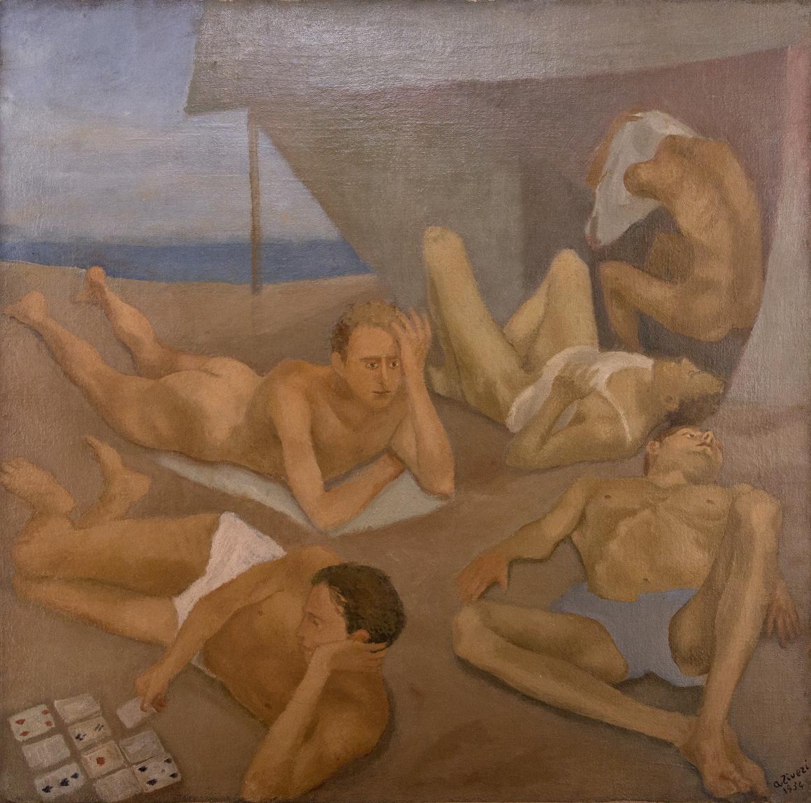   Alberto Ziveri, La Spiaggia (The Shore, 1934)
