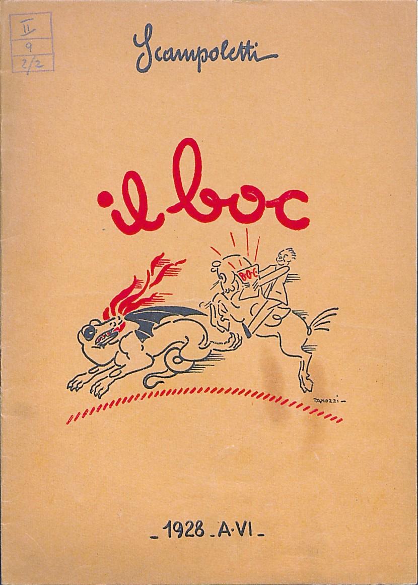 il Boc advertising pamphlet, cover (1928)