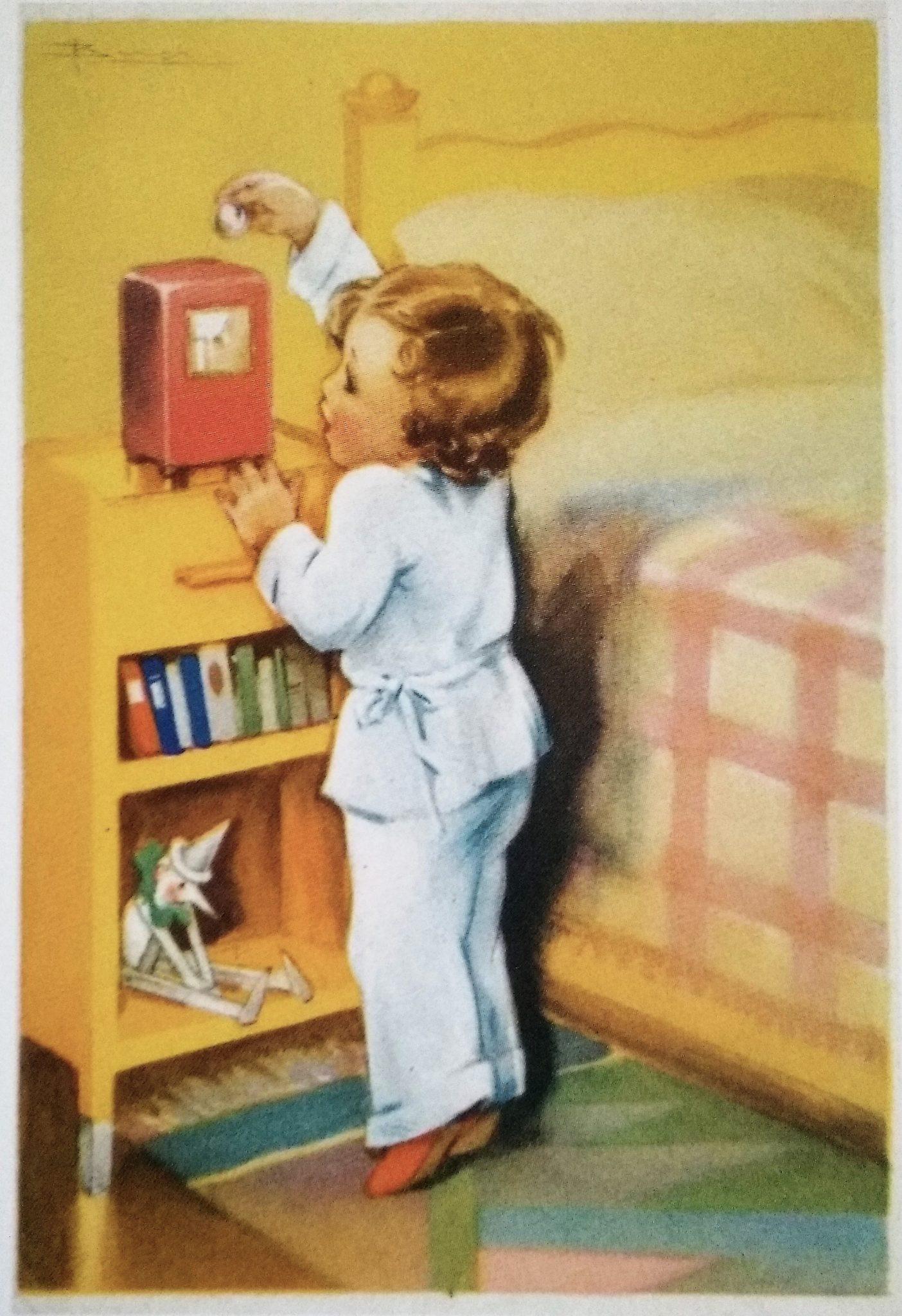 Adolfo Busi, cartolina INA (anni quaranta del XX secolo)