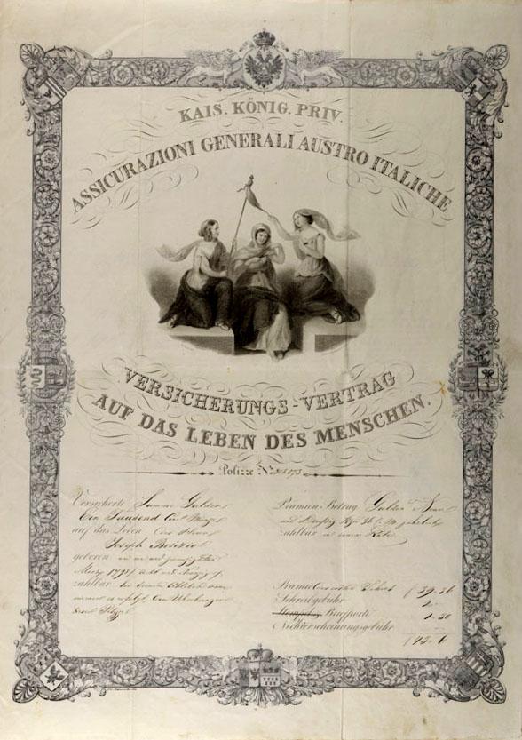 Polizza vita (1844), ph. Duccio Zennaro