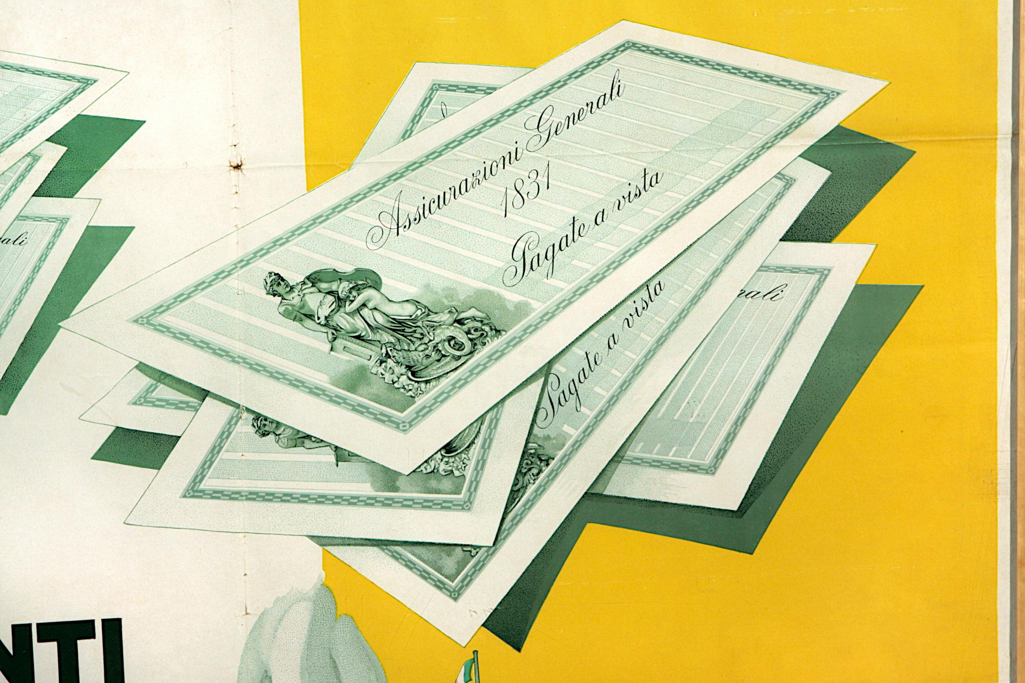 Pollione Sigon, manifesto pubblicitario (1935), particolare / ph. Massimo Goina