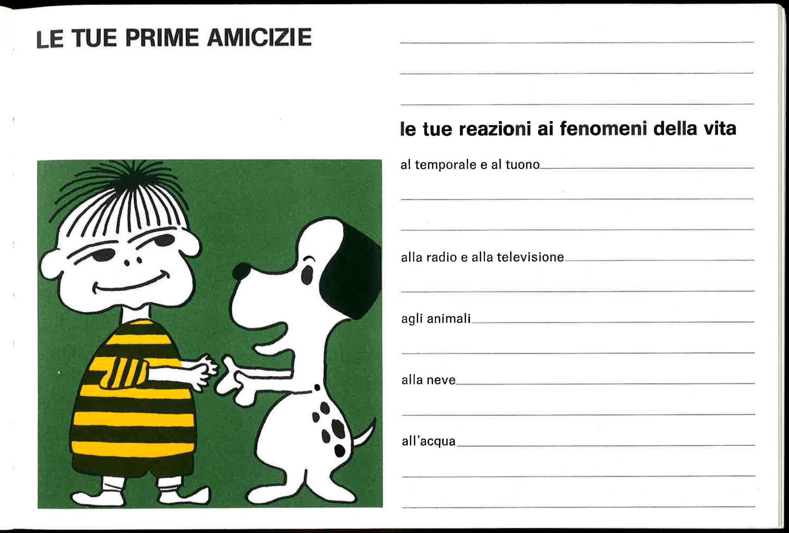 Marcello Scarpa, Dalla tua nascita (anni '60-'70 del XX sec.), pagina interna