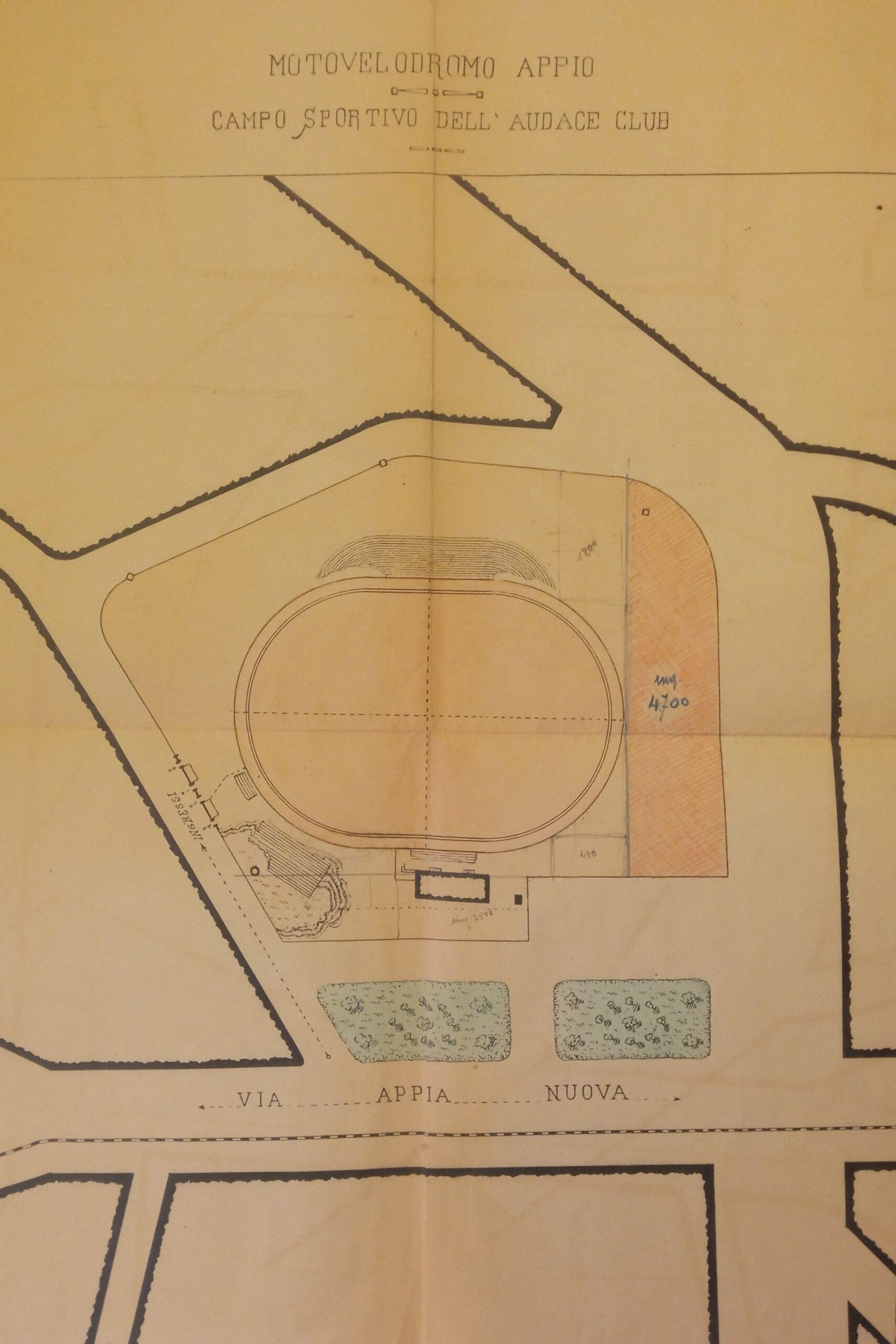 Motovelodromo Appio, fs. 2.10 (anni Venti-Trenta)