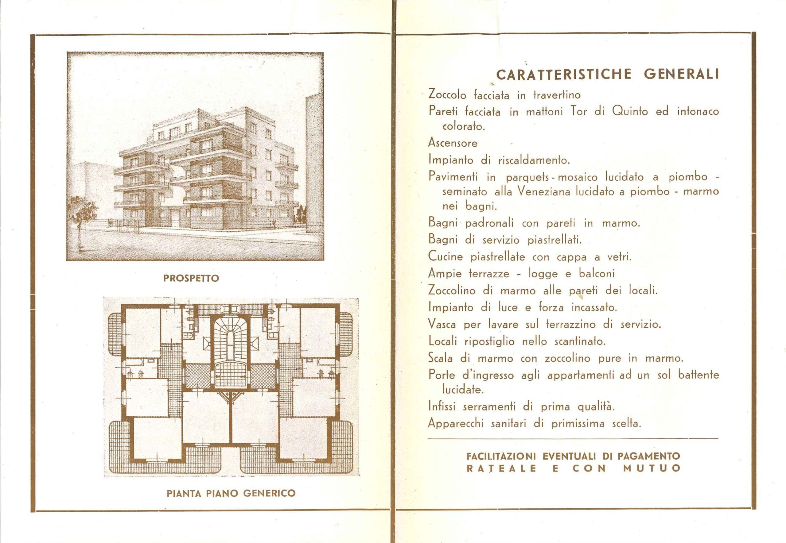 Brochure dell'Impresa Canziani, fs. 83.3 (1950)
