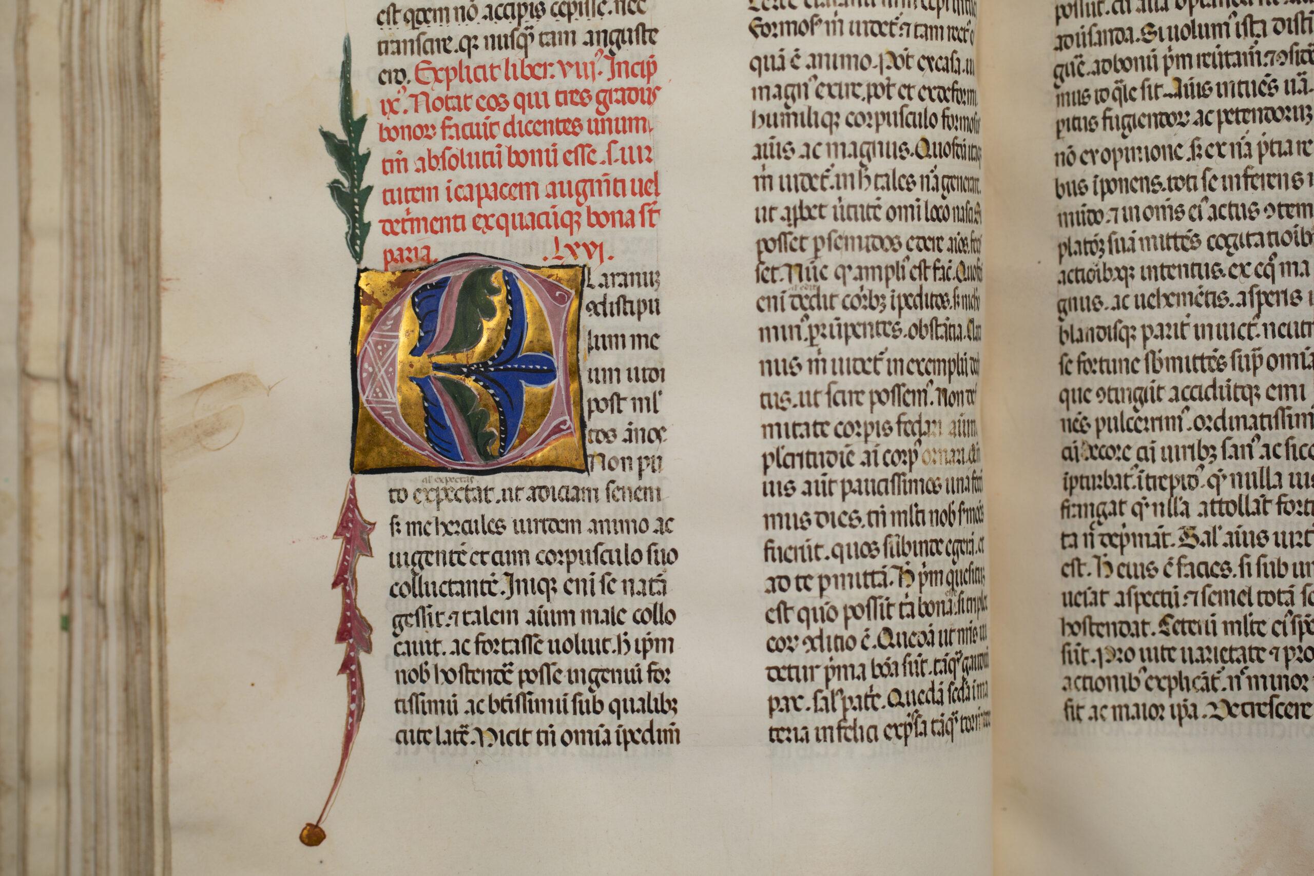 Seneca, Epistulae morales ad Lucilium, pagine interne (fine XIV-inizi XV sec.) / ph. Camilla Bach