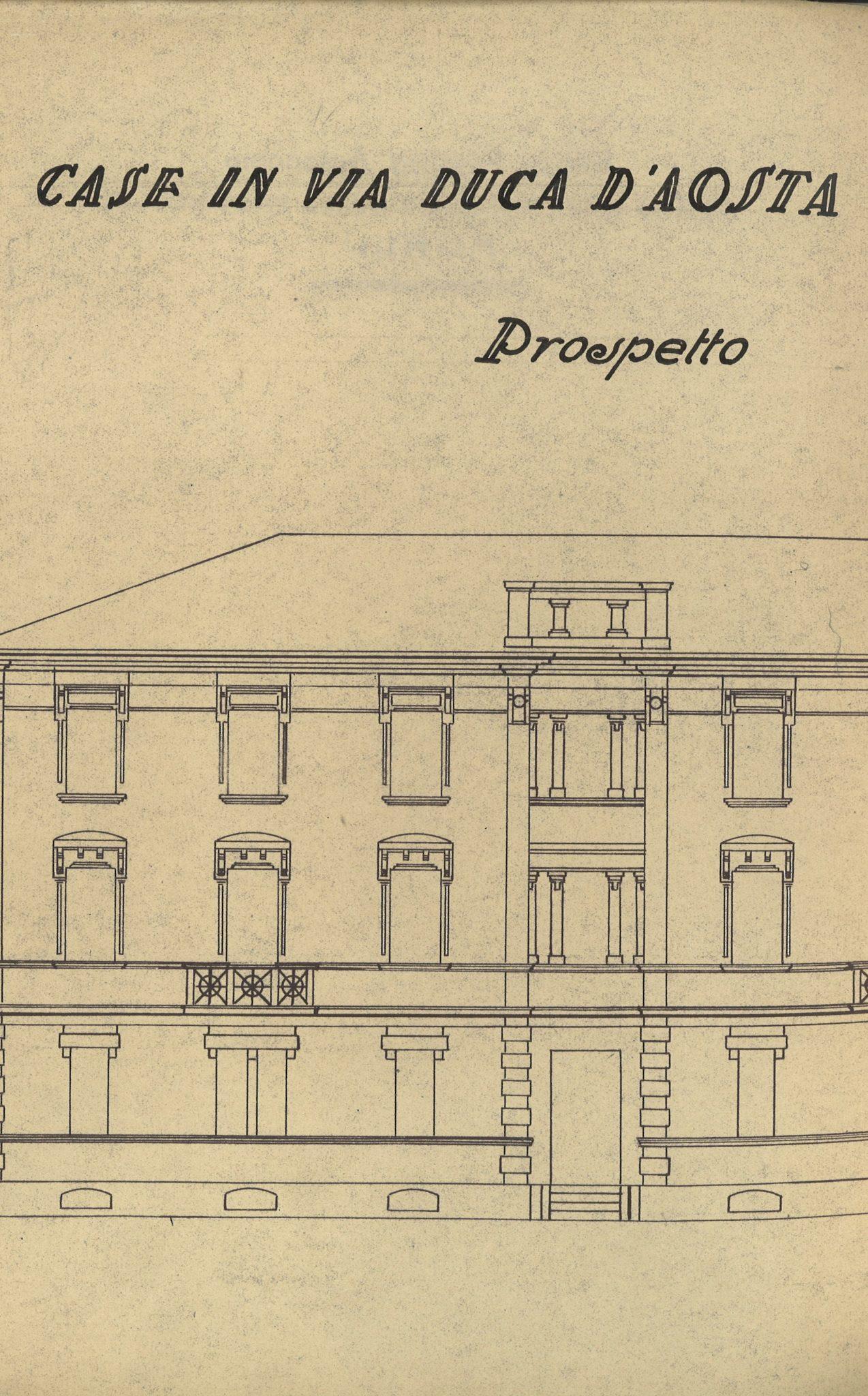 Prospetto di edificio IFACP in Forli (1937)
