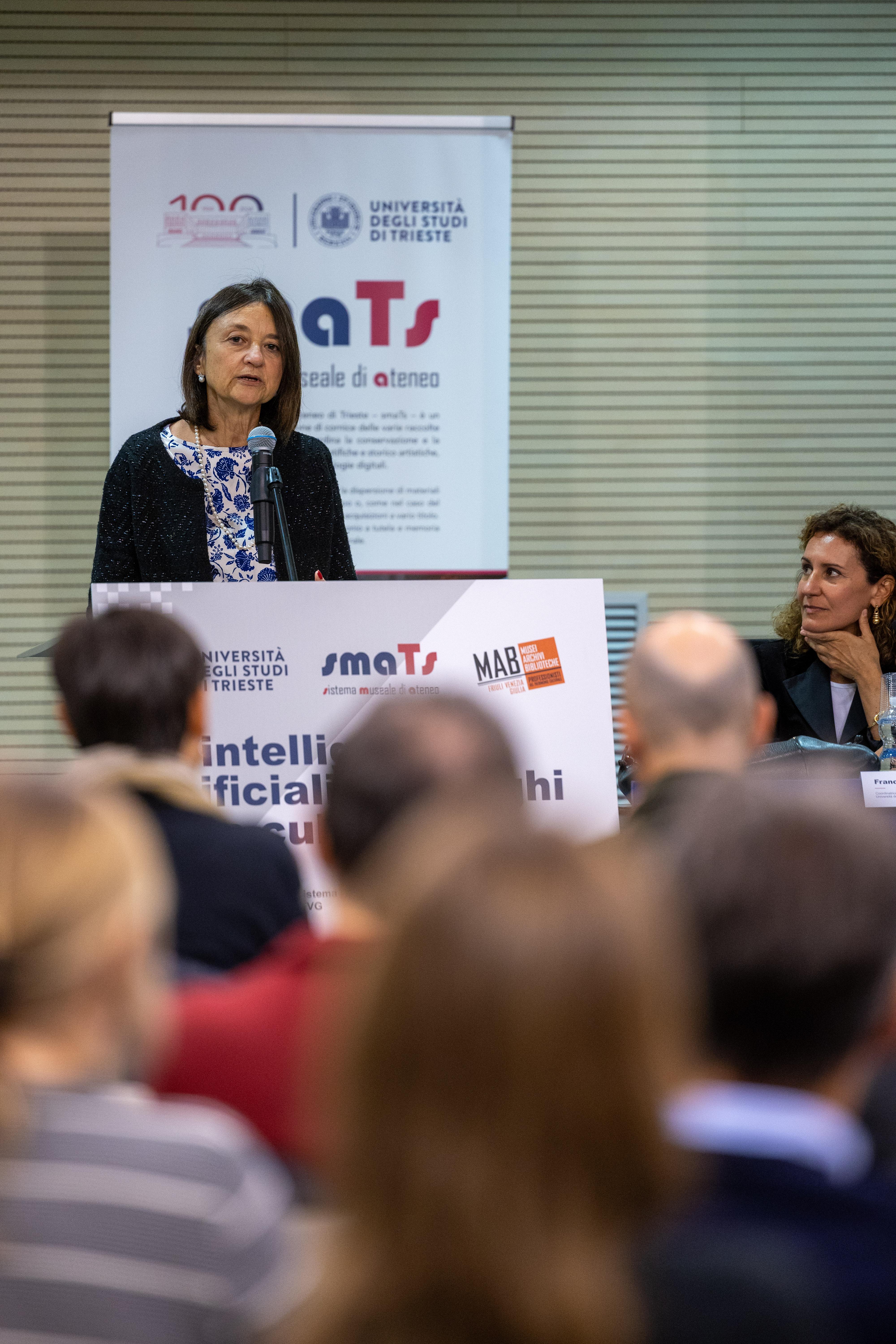 Donata Vianelli, magnifica rettrice dell’Università degli Studi di Trieste (Gorizia, 6 ottobre 2025) / ph Alberto Locatelli – Wordpower