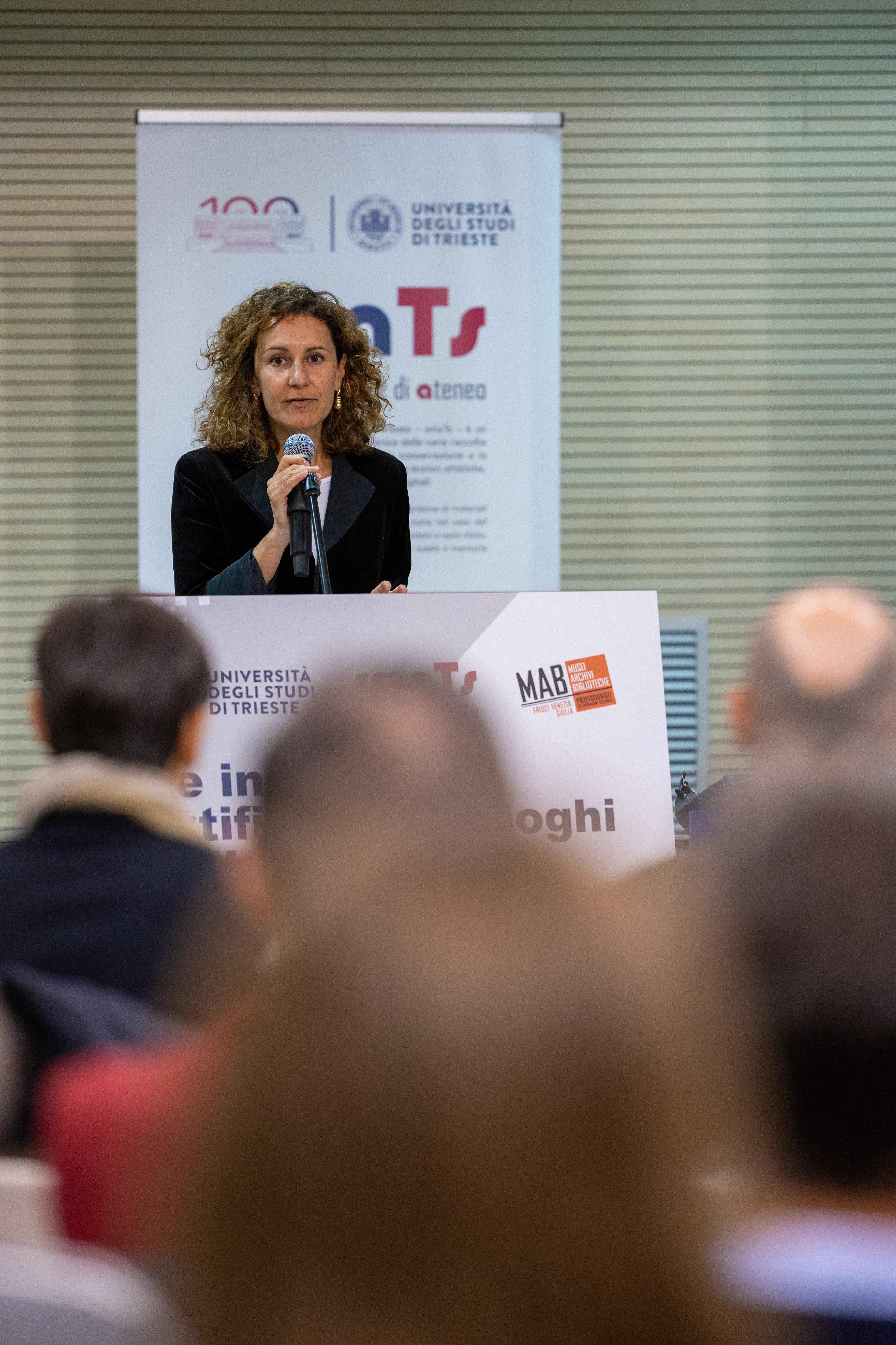 Francesca Fiorentini, coordinatrice smaTs (Gorizia, 6 ottobre 2025) / ph Alberto Locatelli – Wordpower