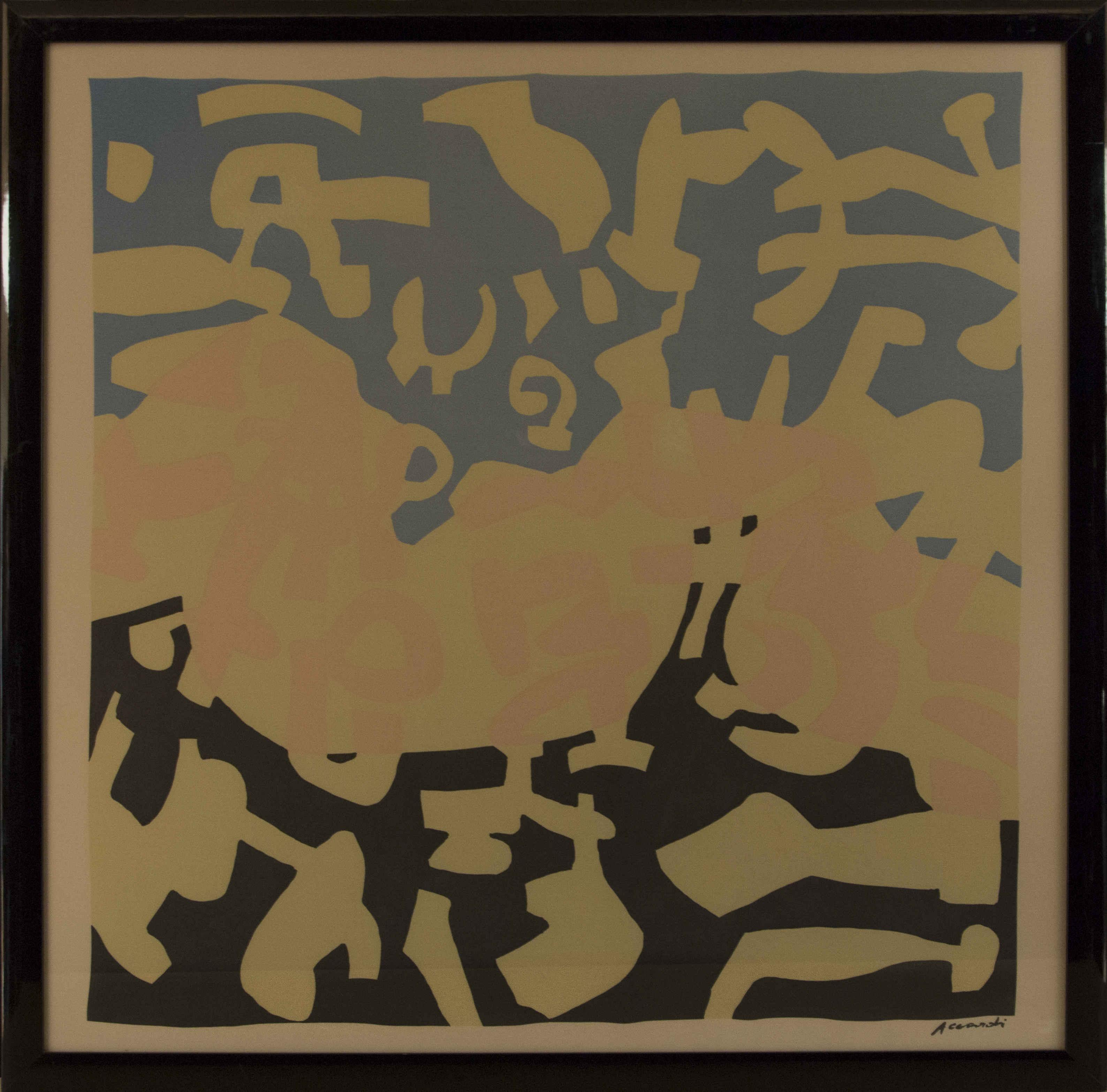 Carla Accardi, Senza titolo, serigrafia su seta (1986-1994)