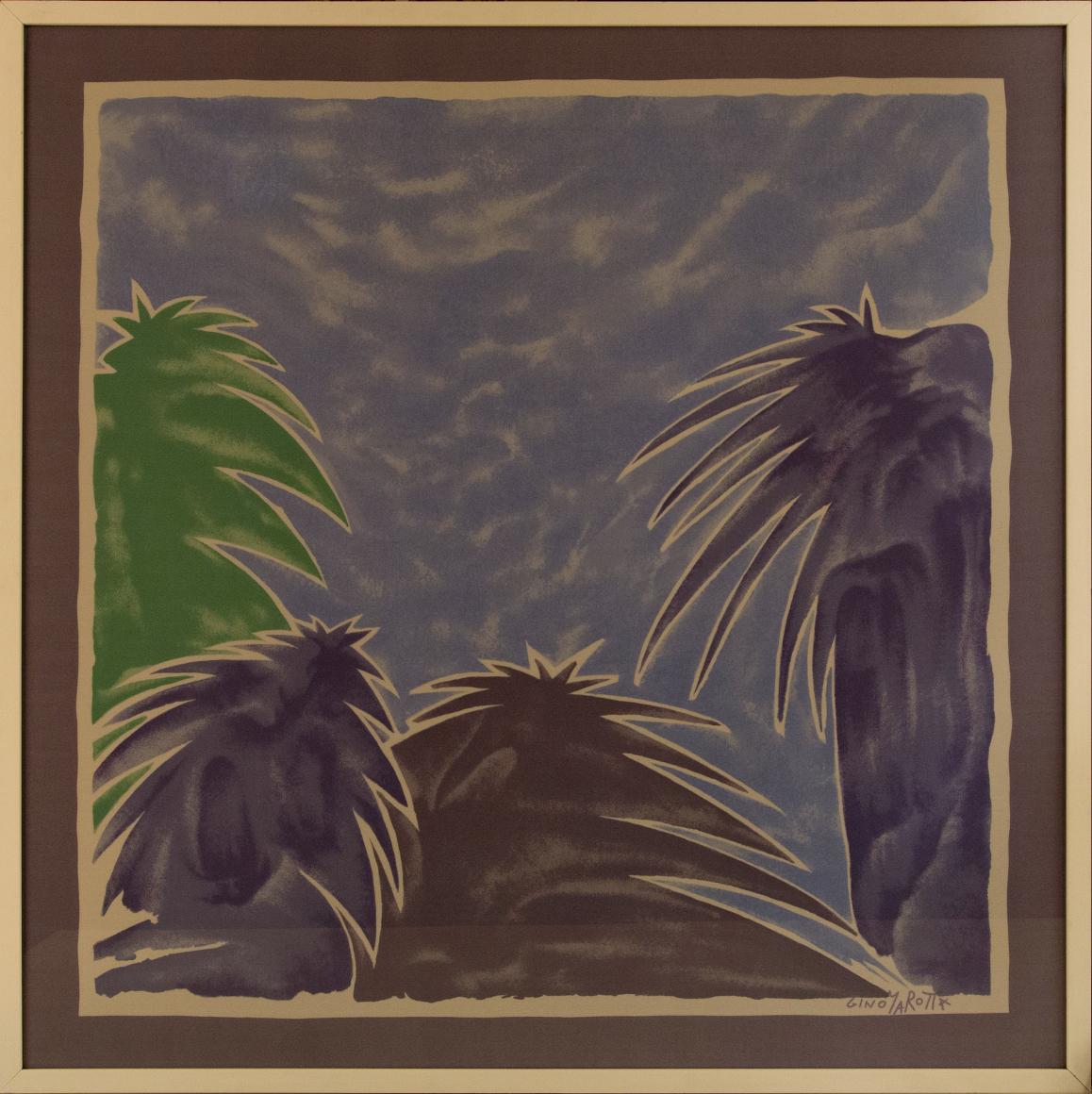 Gino Marotta, Senza titolo, serigrafia su seta, 1986-1994