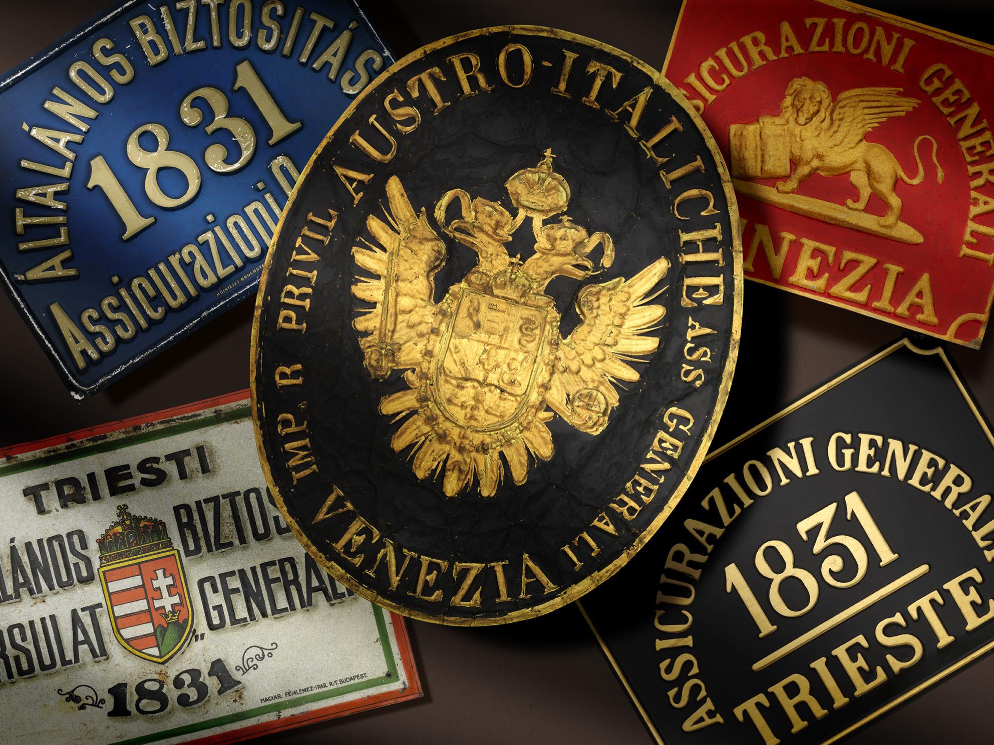 Assicurazioni Generali fire marks (19th and 20th century) / ph. Massimo Gardone