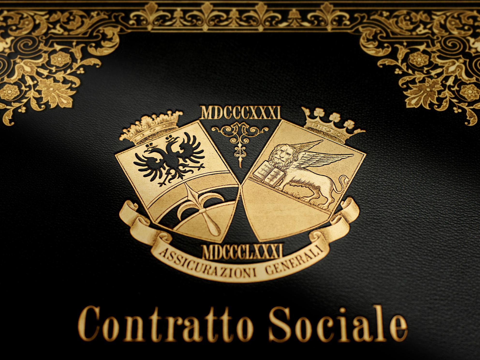 The Social Contract of Assicurazioni Generali Austro-Italiche (Trieste, December 26, 1831) / ph. Massimo Gardone