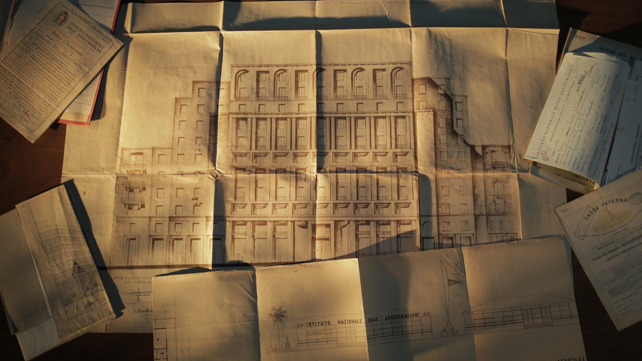 Prospetto del palazzo INA di Napoli (1940)