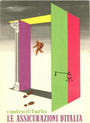 Cartolina Assitalia (1955)