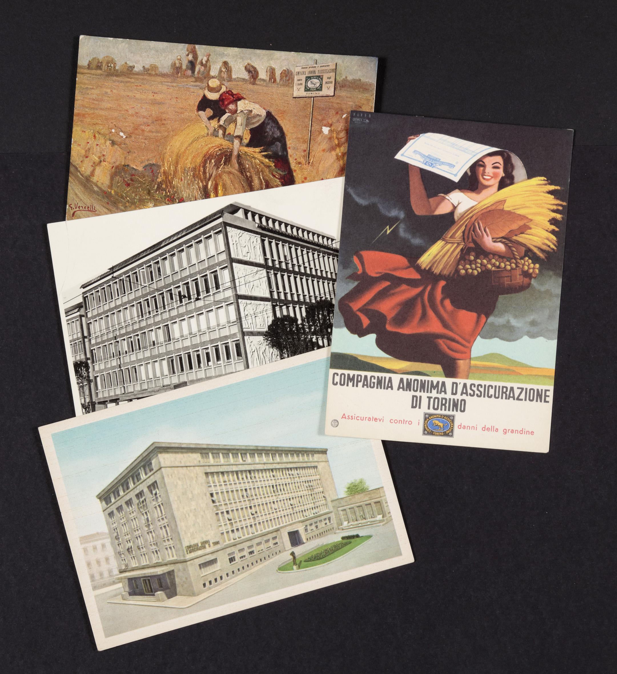 Cartoline pubblicitarie anni 50 del XX secolo