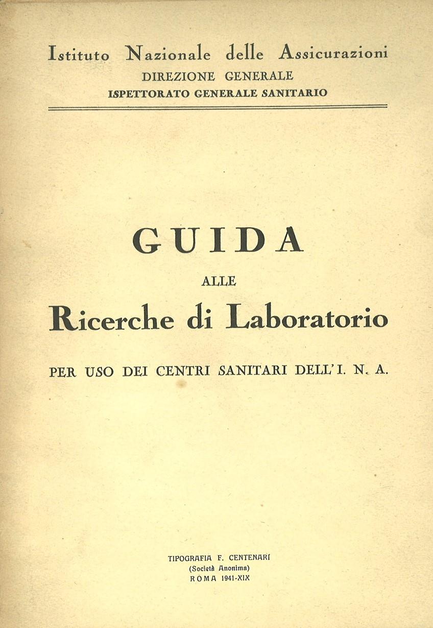 INA, mappa dei centri sanitari INA in italia, tratta dalla rivista L'Assistenza sanitaria (1938)