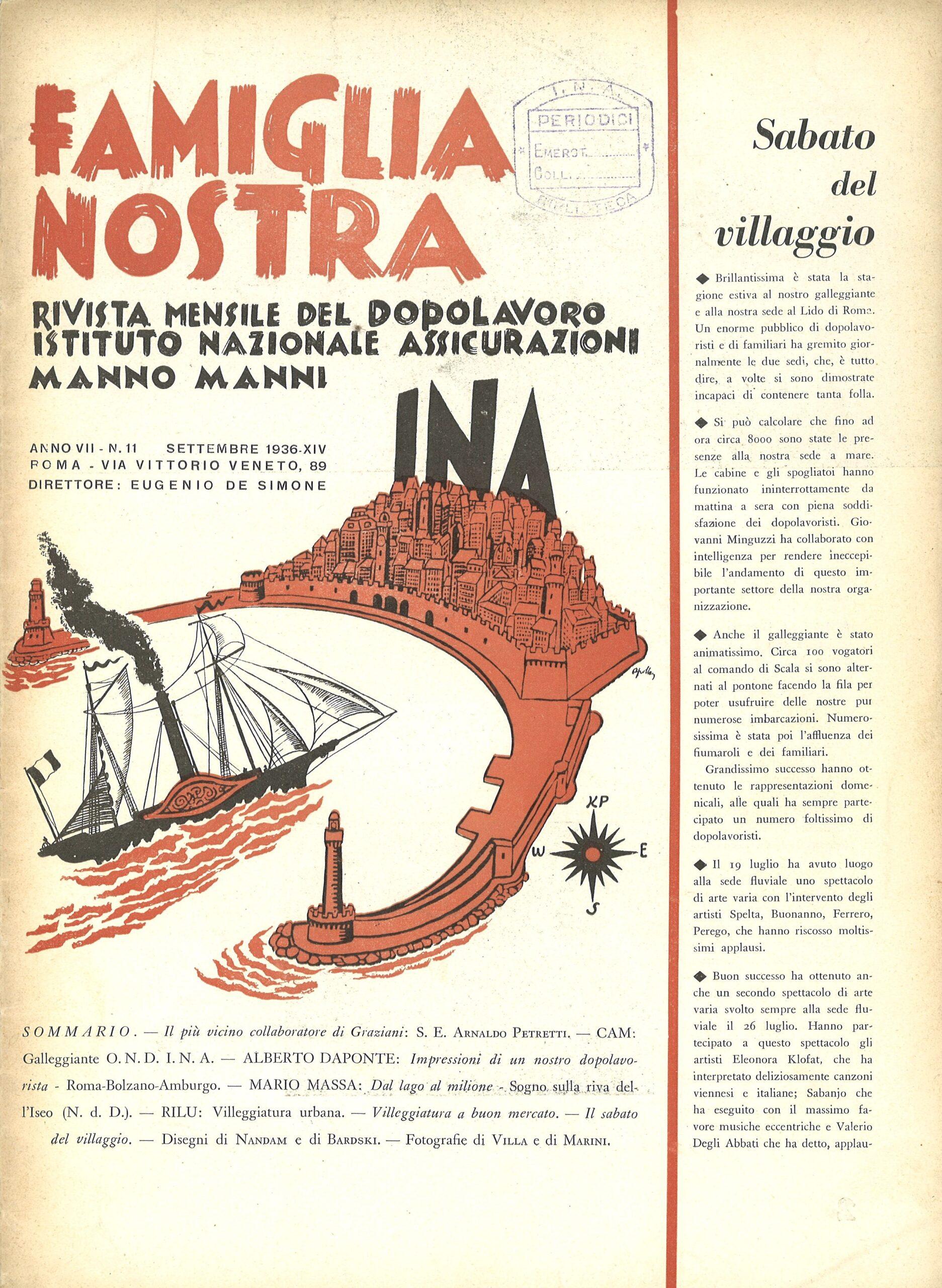 INA, Famiglia nostra (1936)