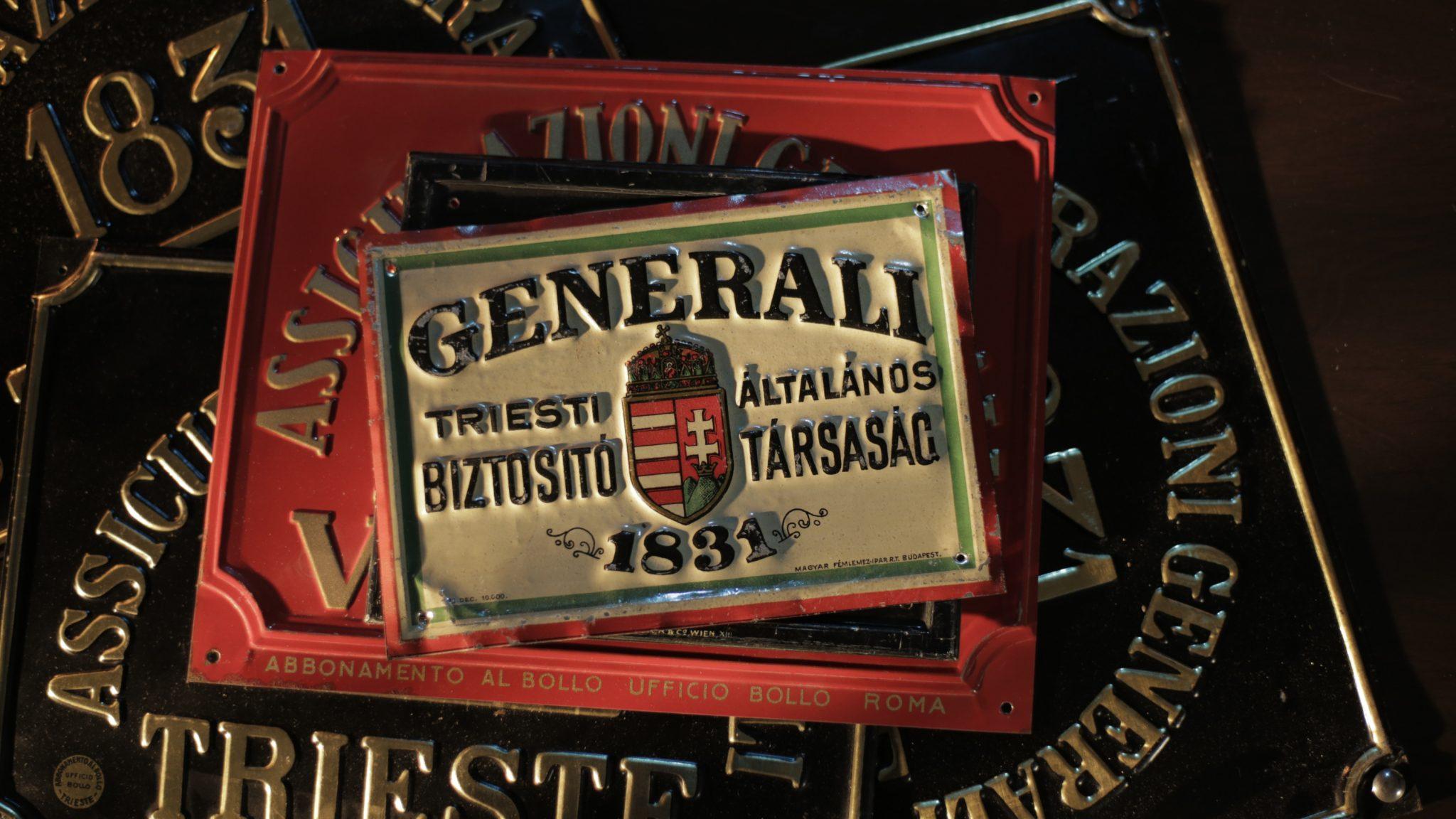 Targa incendio Generali in ungherese (1880-1910)