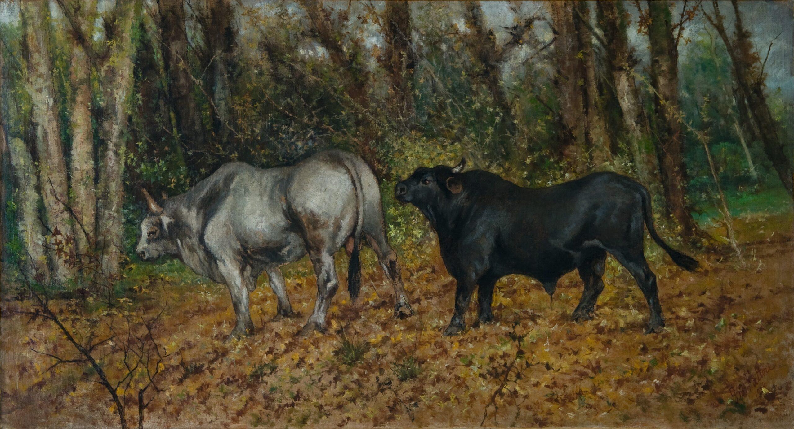 Giovanni Fattori, Tori in Tombolo (1904), Roma, Collezione d’Arte Gruppo Generali 