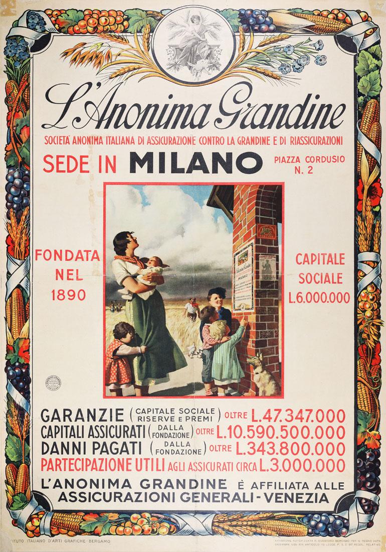 Anonima Grandine, Gino Boccasile (1935)
