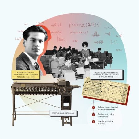 1932 – De Finetti the Mathematician and the Hollerith Revolution at Generali