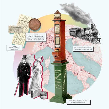 1898 – Pioneer of On-Demand Insurance: 1898, the Insurance Vending Machine