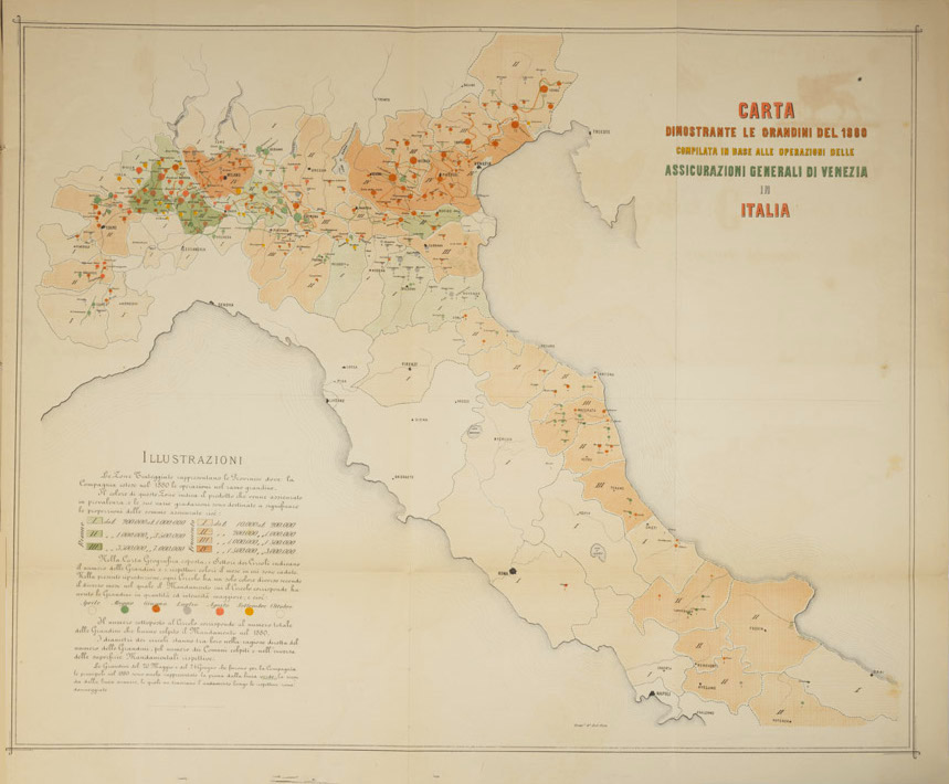 Hail Chart 1880 (Milan, 1881)