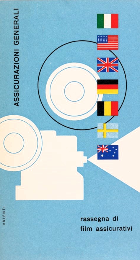 Advertising pamphlet, Rassegna film assicurativi, (1960) / ph. Duccio Zennaro