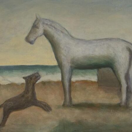 Cavallo e cane, 1940