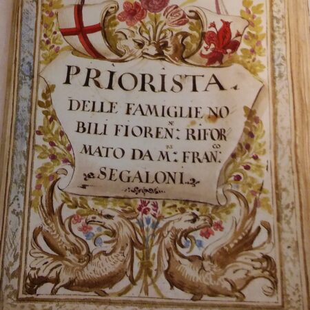 Coats of arms of noble Florentine families in the seventeenth-century manuscripts of Il Priorista
