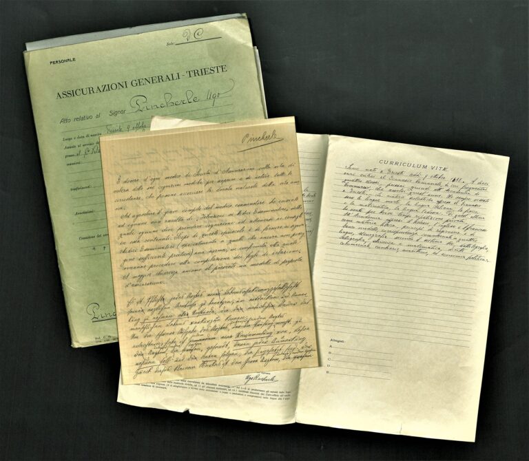 Ugo Pincherle’s personnel file (1908-1947)