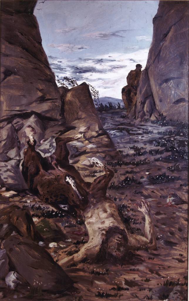 Giorgio De Chirico, Centauro morente (1909)