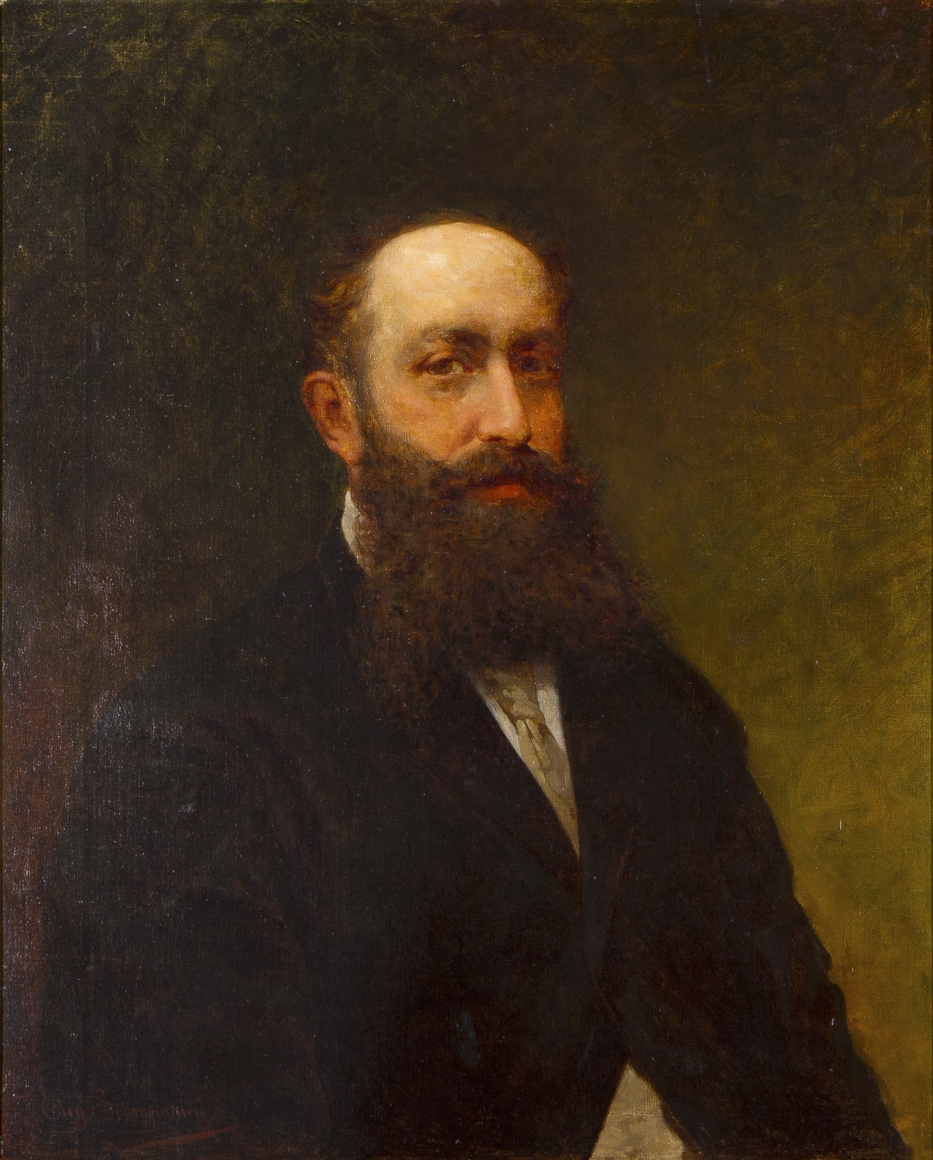 Eugenio Scomparini, ritratto di Marco Besso, olio su tela (1877) / ph. Massimo Goina