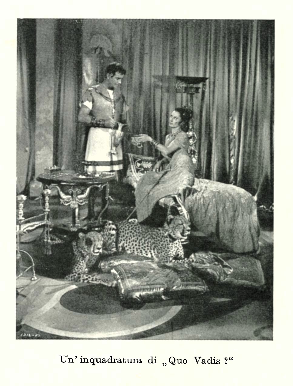 A still from the film Quo Vadis?, from the Bollettino, No. 6-7, June 1952