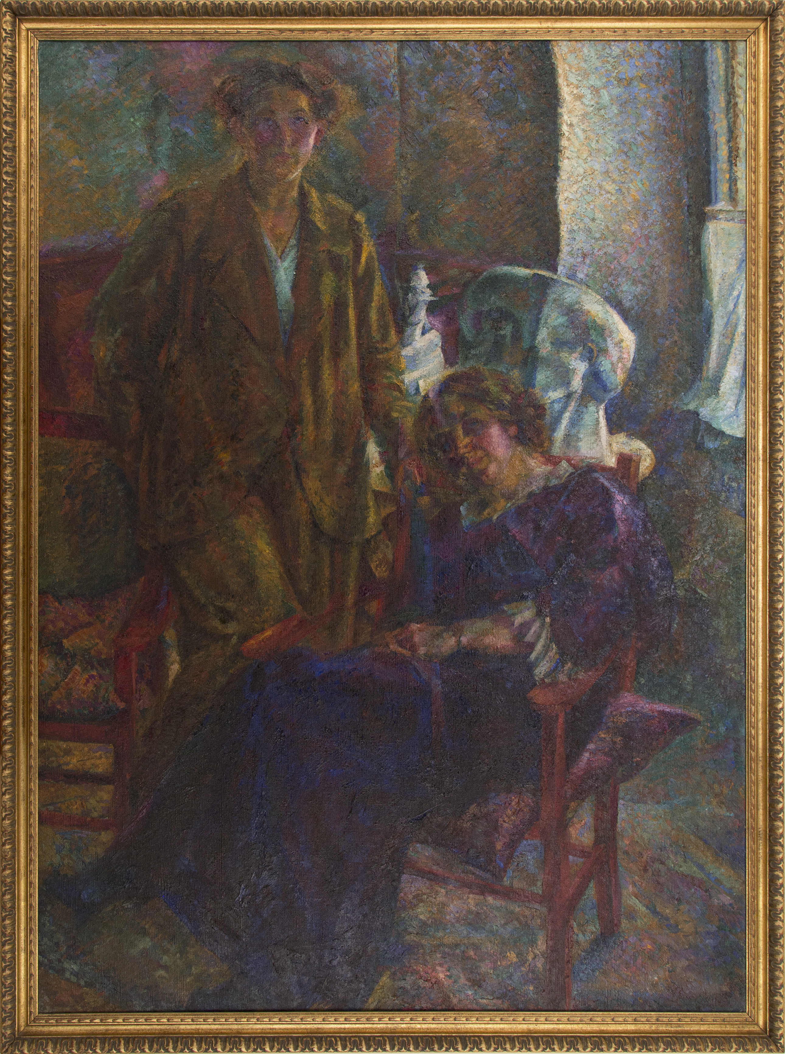 Umberto Boccioni, Le due amiche, oil on canvas, 1914–1915