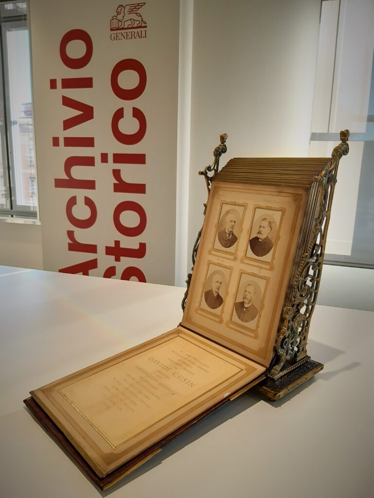 Giubilare per Davide Cusin - 25° di servizio (1887)