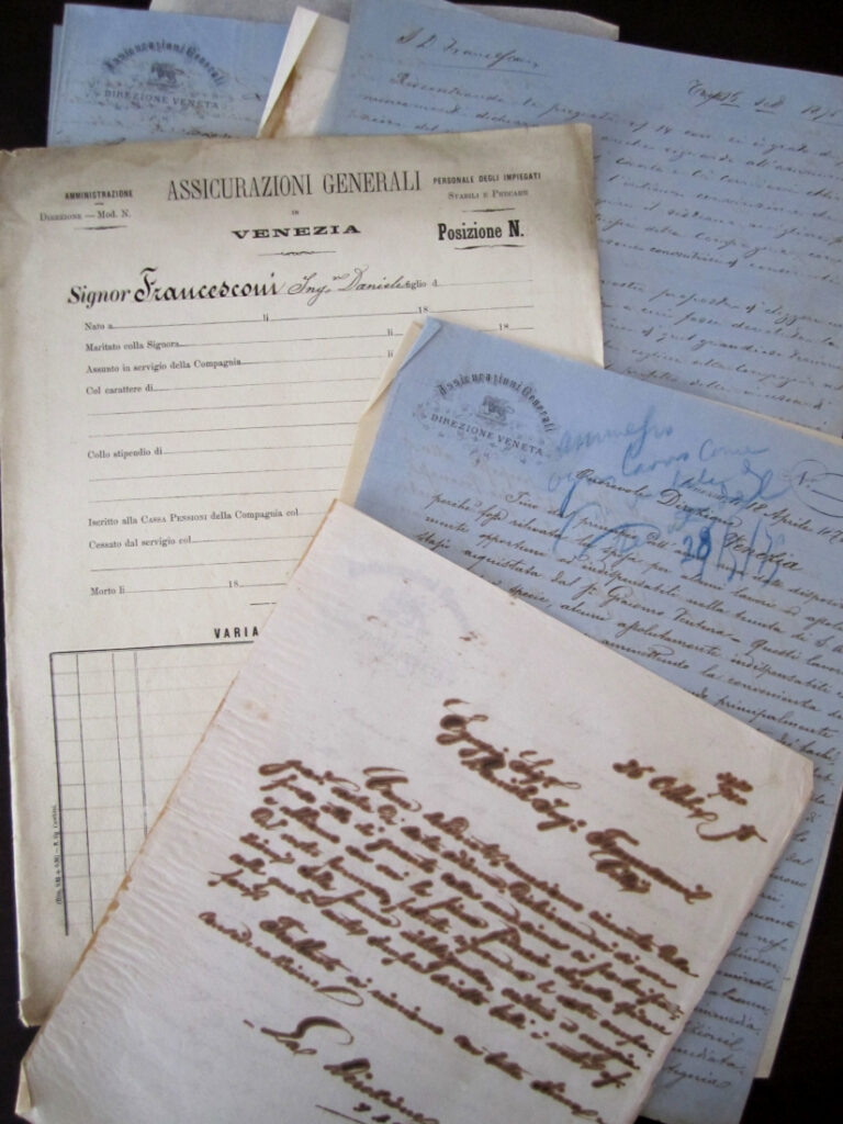 Daniele Francesconi’s personal file (1863-1875)