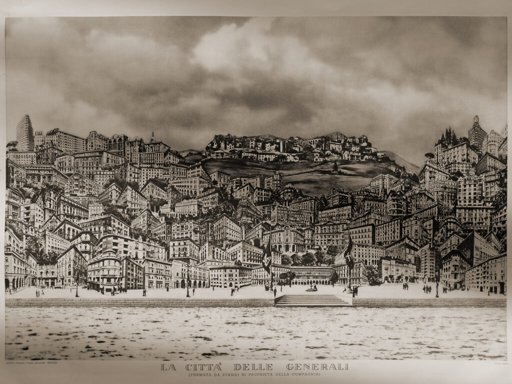Arrigo Russi, La città delle Generali [inizi anni ’30 del XX secolo] / ph. Massimo Gardone (2021)