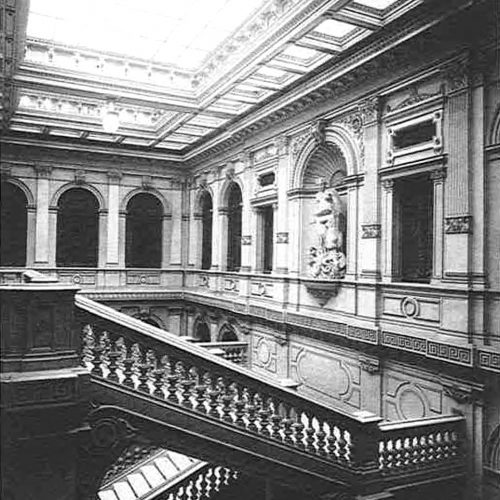 Palazzo Geiringer, scalone d'onore [ante 1926]