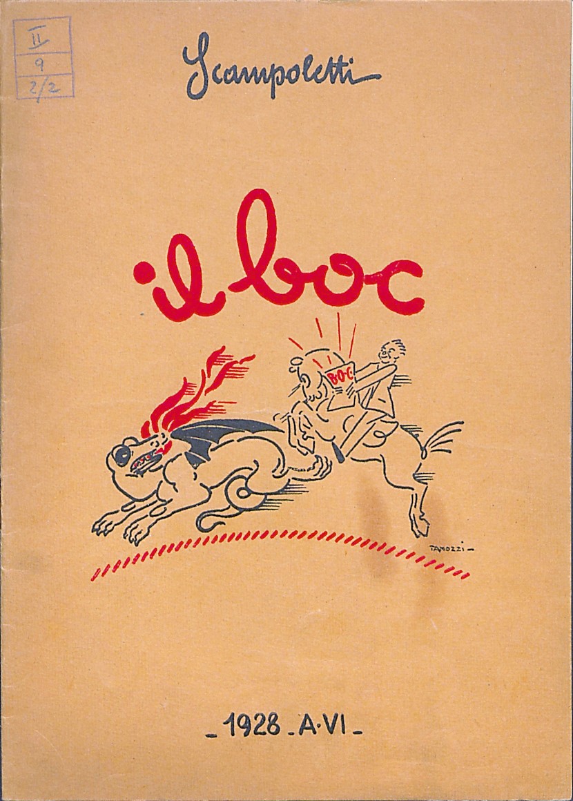 il Boc advertising pamphlet, cover (1928)