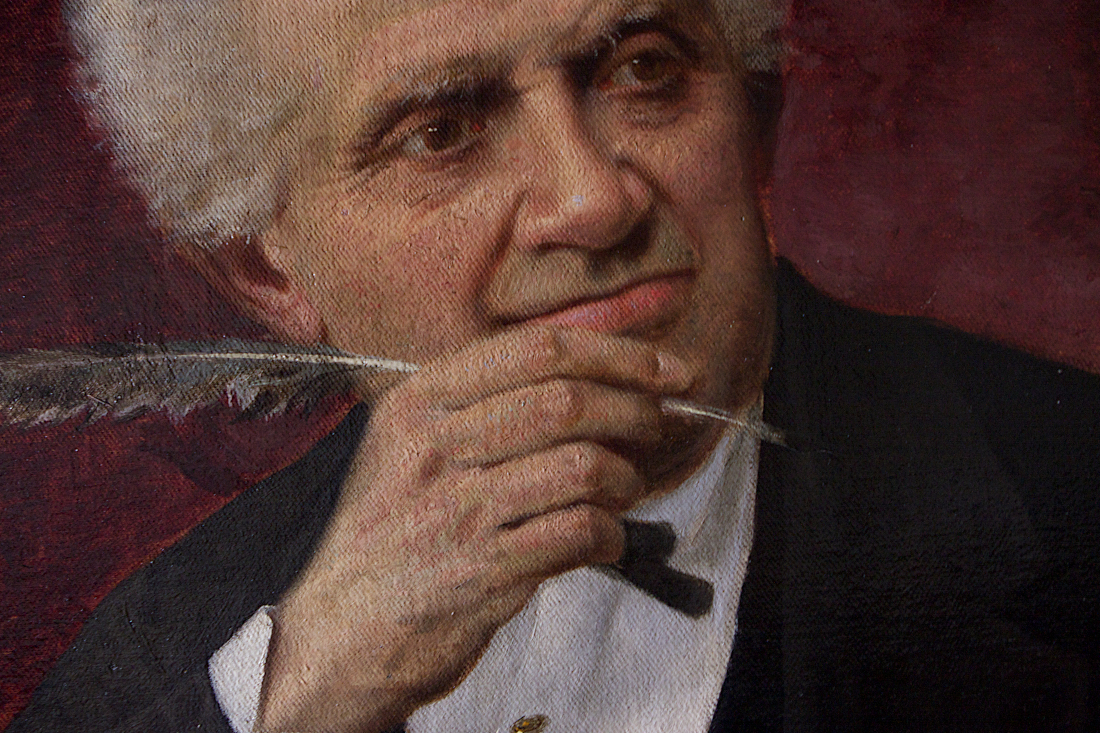 Luigi Sorio, Masino Levi, olio su tela (fine XIX sec.) / ph Massimo Goina