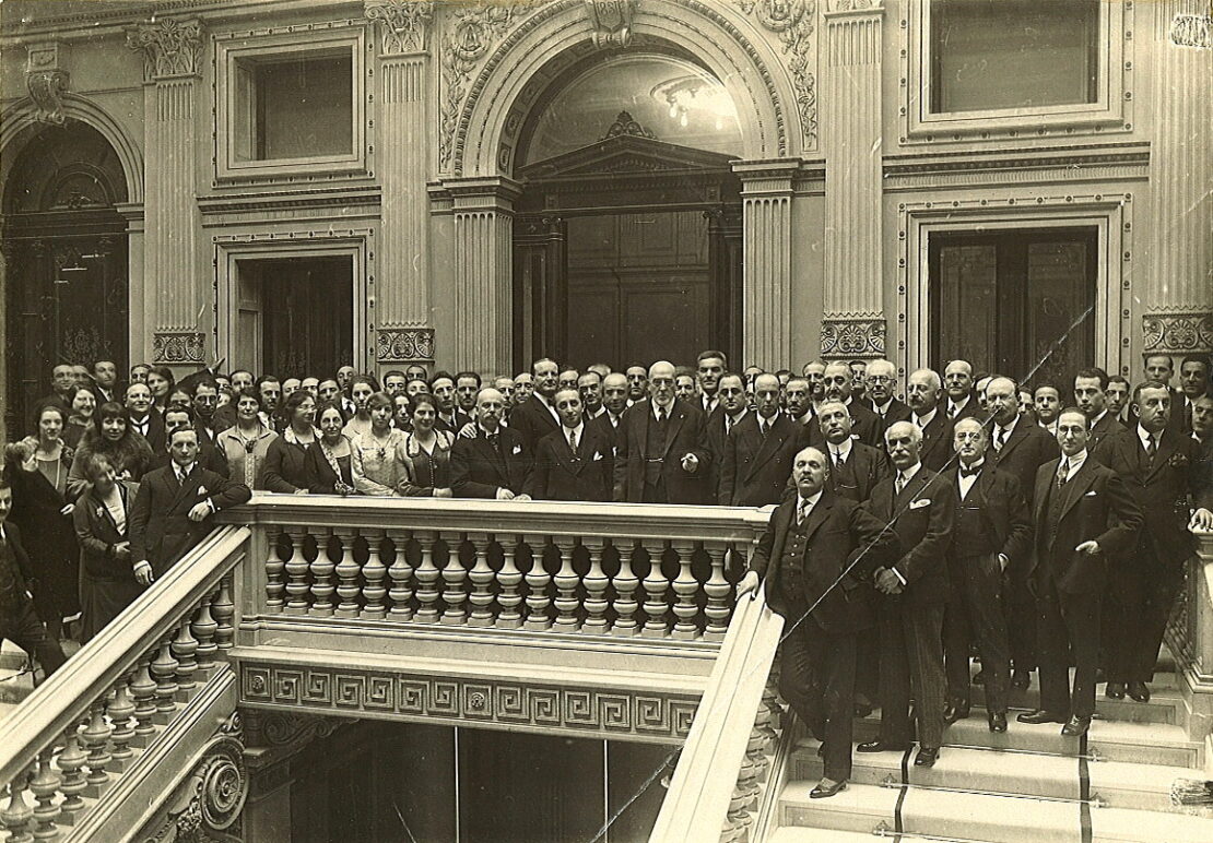Michele Sulfina and the Staff of the Central Head Office (Trieste, 1927)