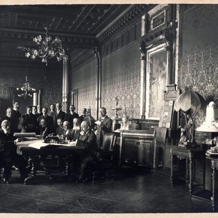 The Generali Management at Palazzo Geiringer (Trieste, 1907)