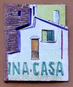 Piastrella in ceramica Ina-Casa (XX sec.) / Archivio fotografico Gruppo Generali