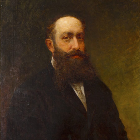 Eugenio Scomparini, ritratto di Marco Besso, olio su tela (1877) / ph. Massimo Goina