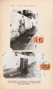 Perizia sul piroscafo Dea Mazzella, corredo fotografico (Napoli, 25 settembre 1942)