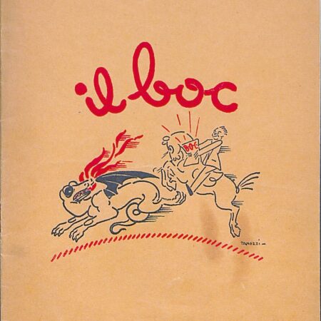 il Boc advertising pamphlet, cover (1928)